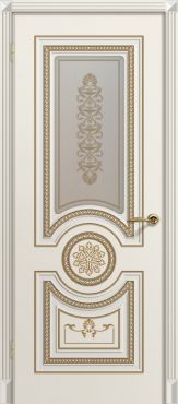 Персона Белая эмаль + патина золото Белое матовое