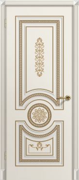 Персона Белая эмаль + патина золото Без стекла